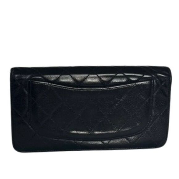Chanel quilted black leather wallet - Picture 7 of 15